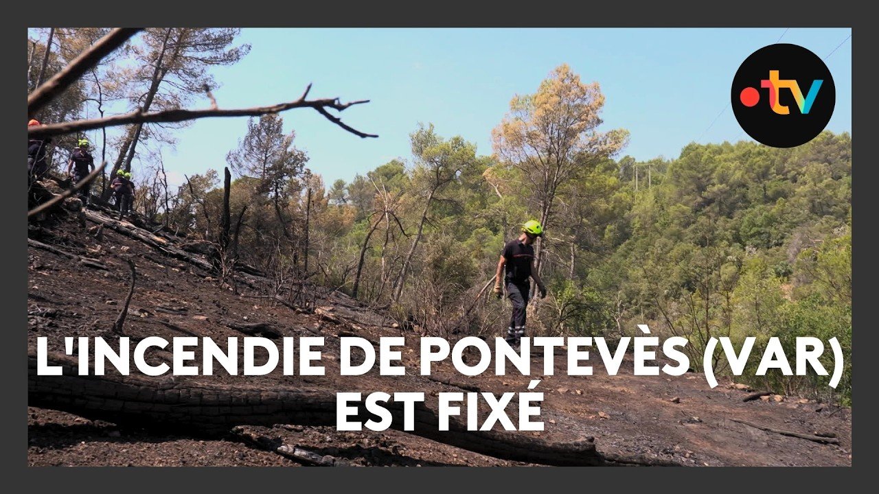 L&rsquo;incendie de Pontevès est fixé, mais le travail est loin d&rsquo;être fini pour les pompiers au sol
