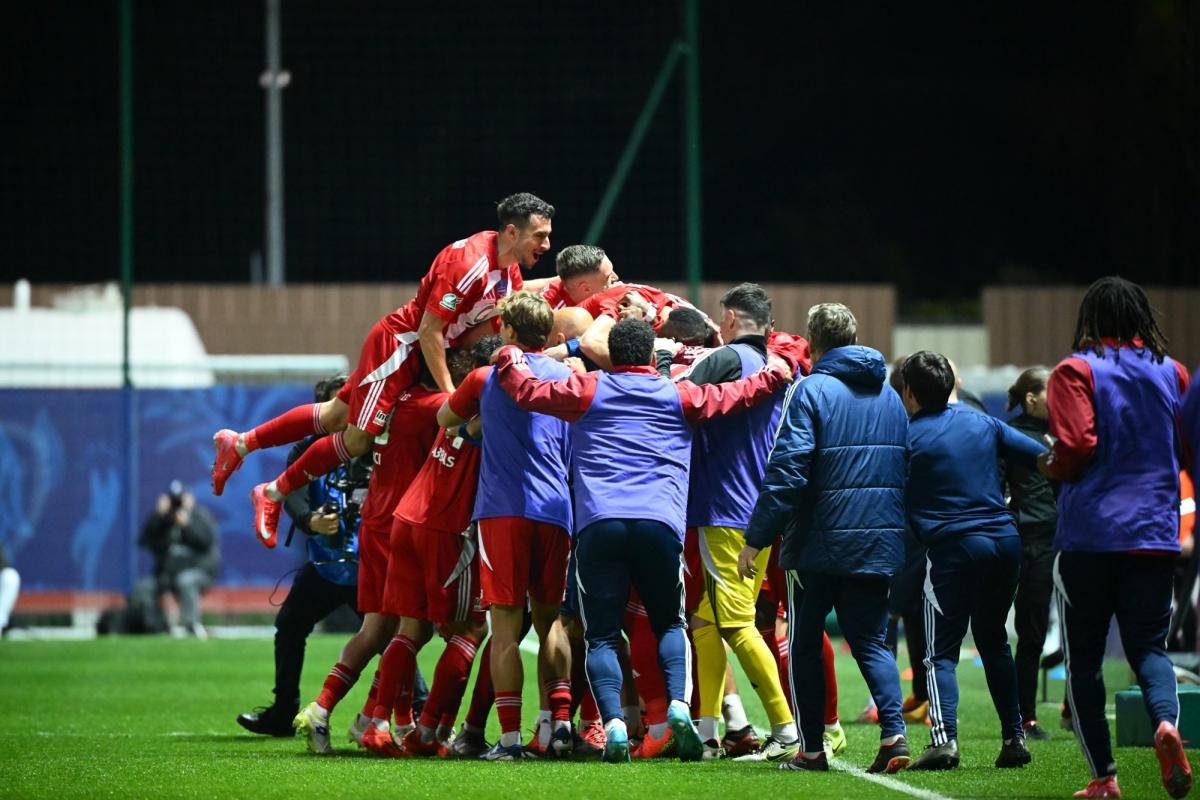 Menée de trois buts, l&rsquo;AS Cannes arrache le nul face à l&rsquo;équipe type de la Roma en amical