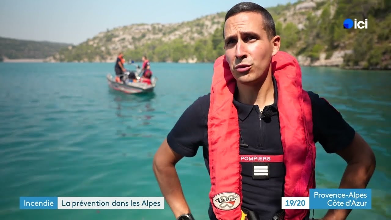 Risque d&rsquo;incendie : surveillance renforcée autour du lac d&rsquo;Esparron-de-Verdon