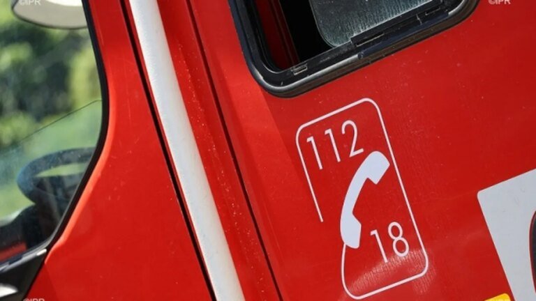Sainte-Rose : un feu de champs de cannes mobilise une vingtaine de sapeurs-pompiers