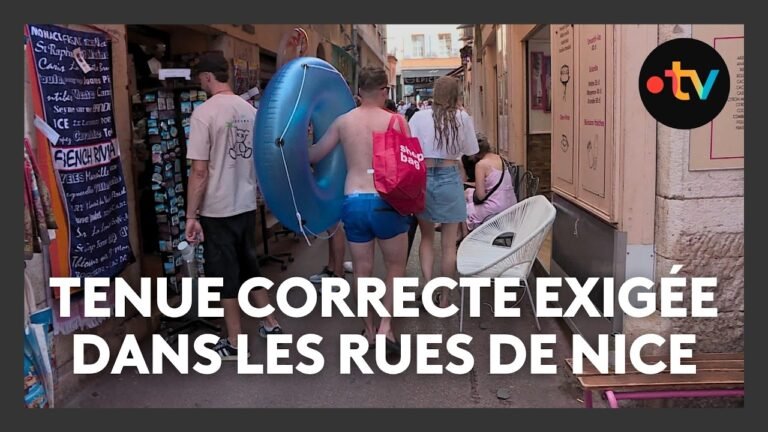 Se promener torse nu ou en maillot de bain à Nice vous fait risquer une amende