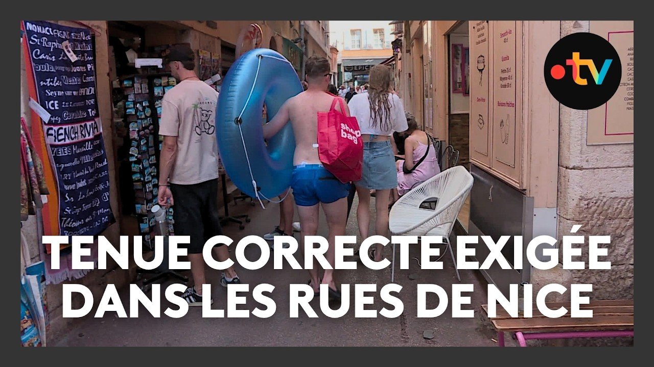Se promener torse nu ou en maillot de bain à Nice vous fait risquer une amende