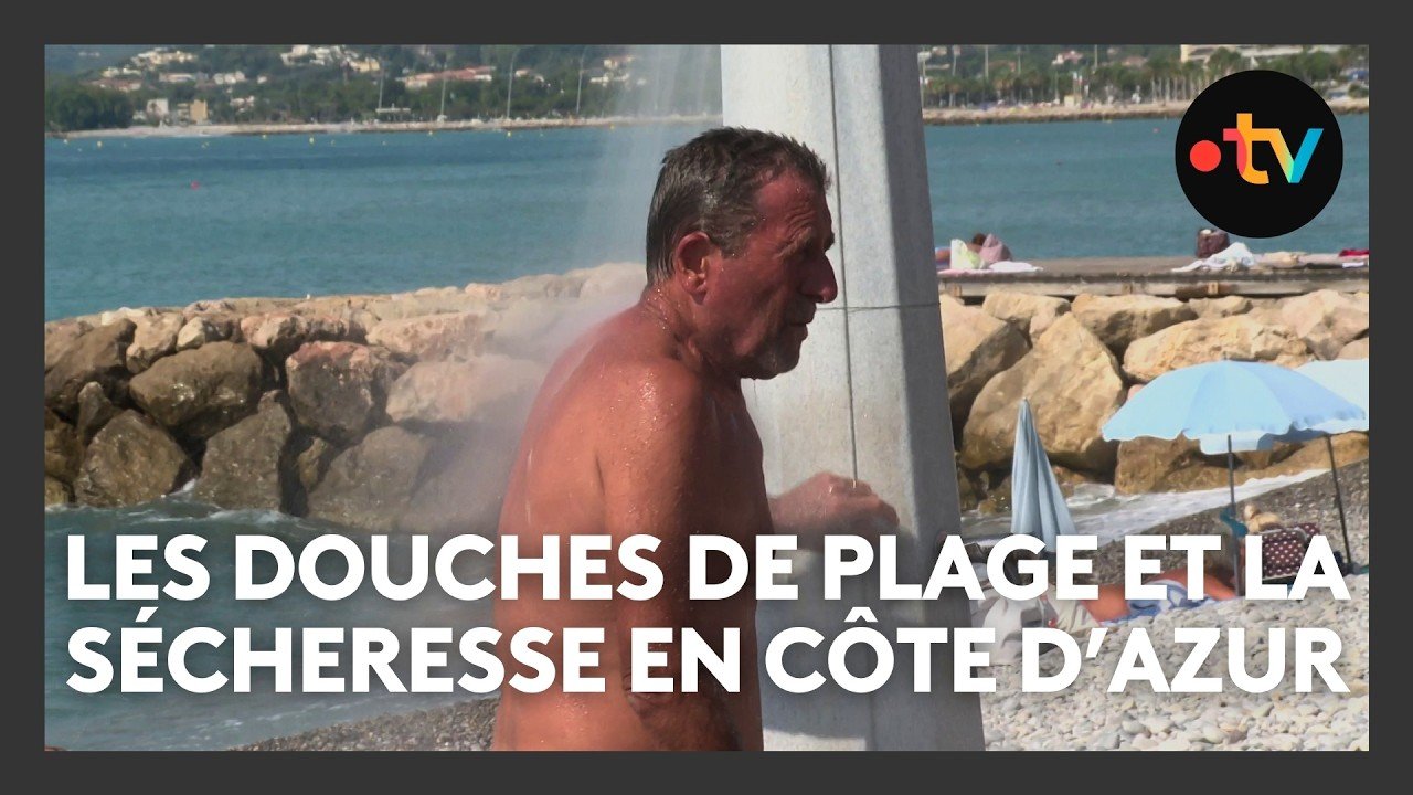 Sécheresse 2026 sur la Côte d&rsquo;Azur : certaines communes conservent les douches de plage