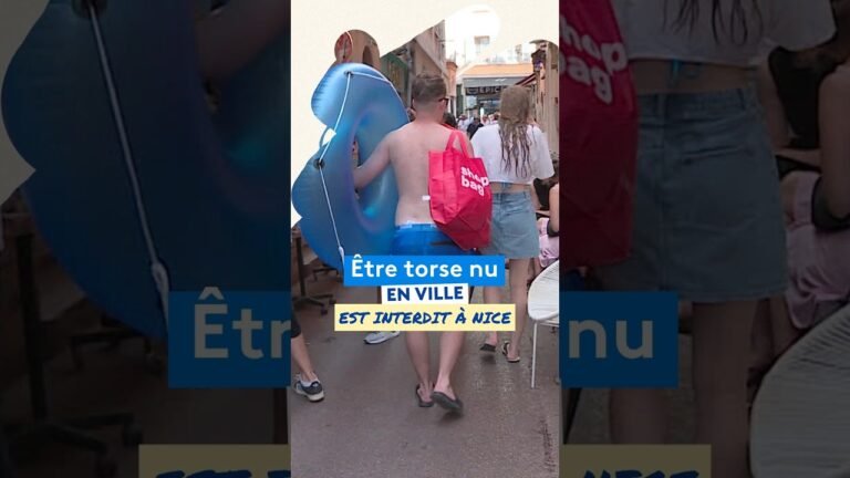 Tenue correcte exigée dans les rues de Nice