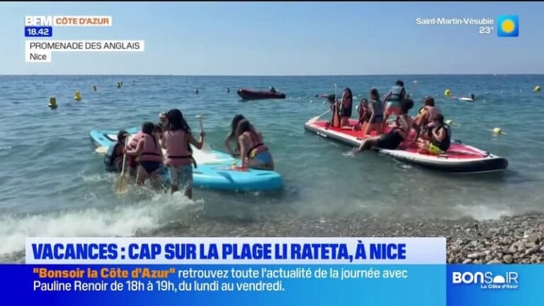 Vacances : cap sur la plage Li Rateta, à Nice