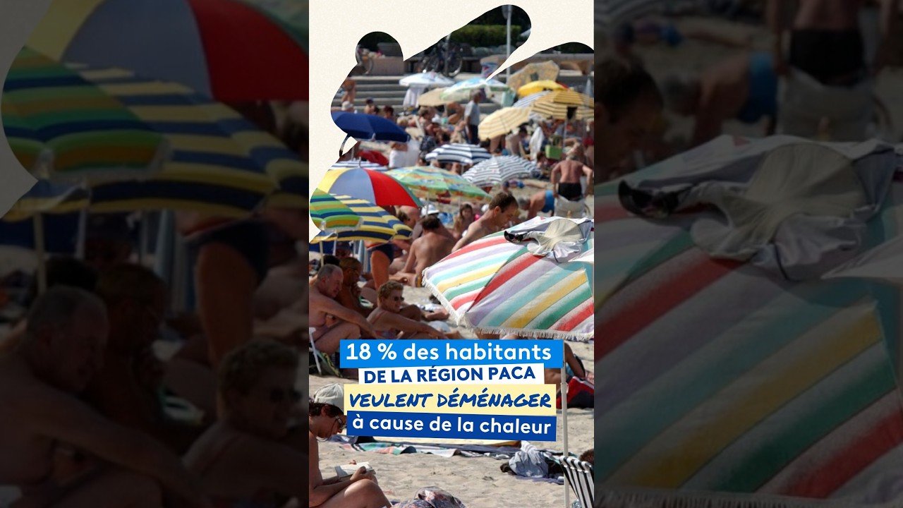 18 % des habitants de la région Paca veulent déménager à cause de la chaleur