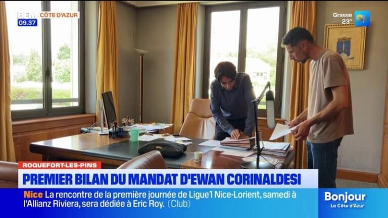 20 ans seulement: premier bilan pour le plus jeune maire des Alpes-Maritimes depuis son élection