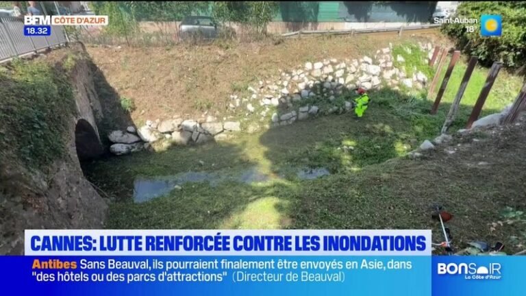 A l&rsquo;approche de la fin de l&rsquo;été, Cannes renforce son dispositif face au risque d&rsquo;inondation
