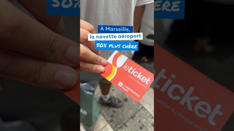 À Marseille, la navette aéroport coûte 50 % plus cher