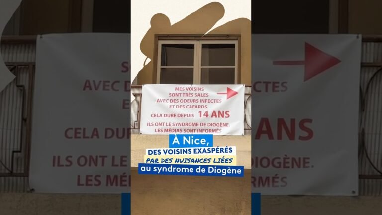 À Nice, des voisins exaspérés par des nuisances liées au syndrome de Diogène