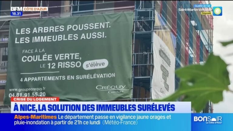 A Nice, face à la crise du logement, la surélévation envisagée comme solution