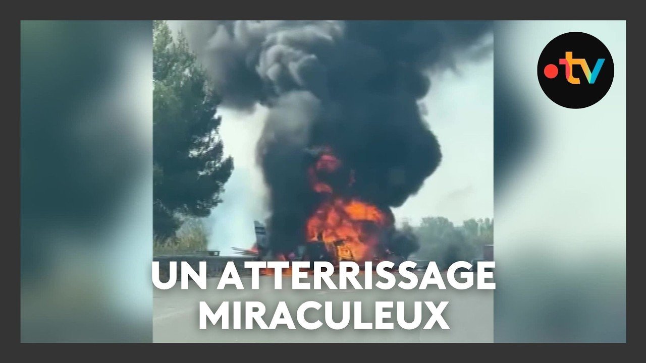 Atterrissage d&rsquo;urgence pour un instructeur et son apprenti de la base aérienne de Salon-de-Provence