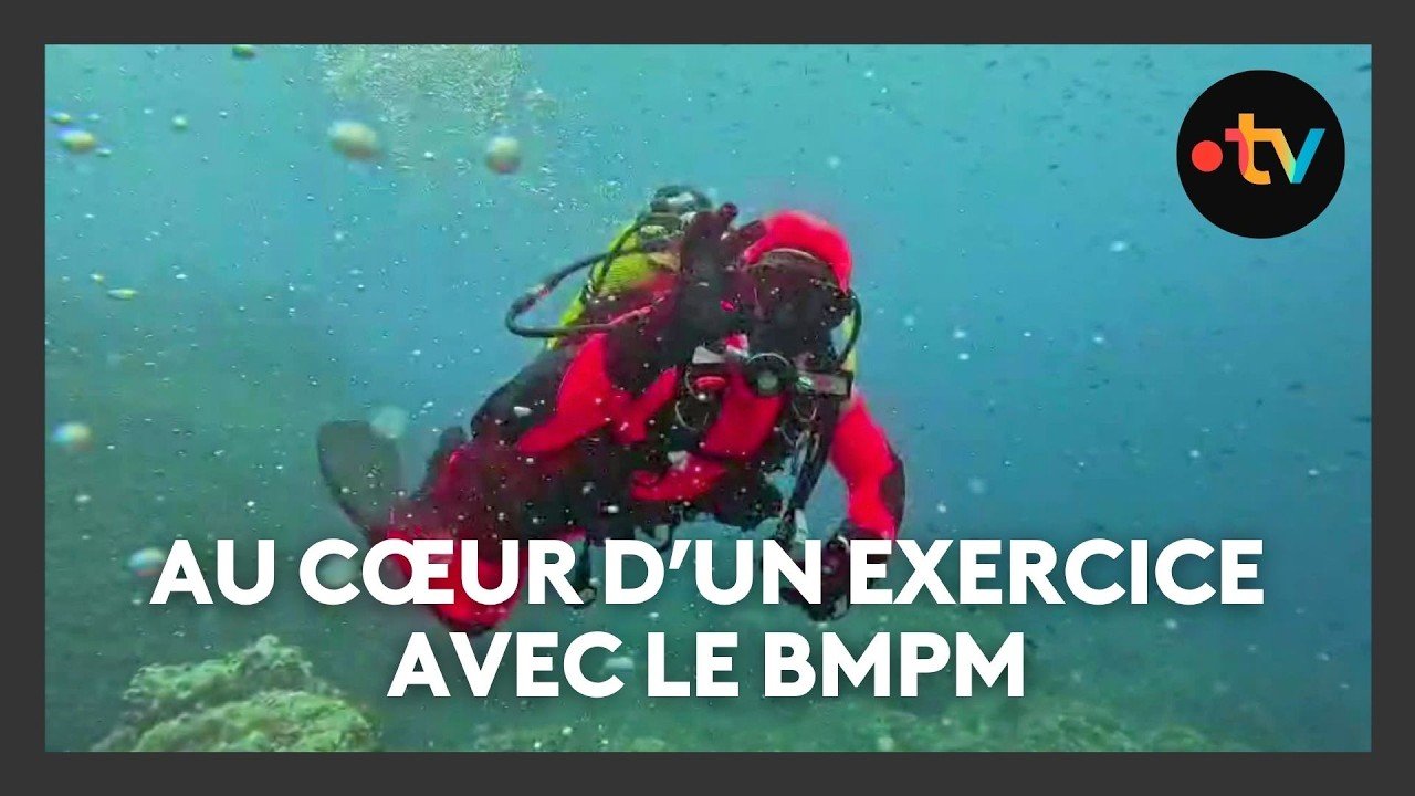 Avec le BMPM en plein exercice de sauvetage dans la calanque de Riou