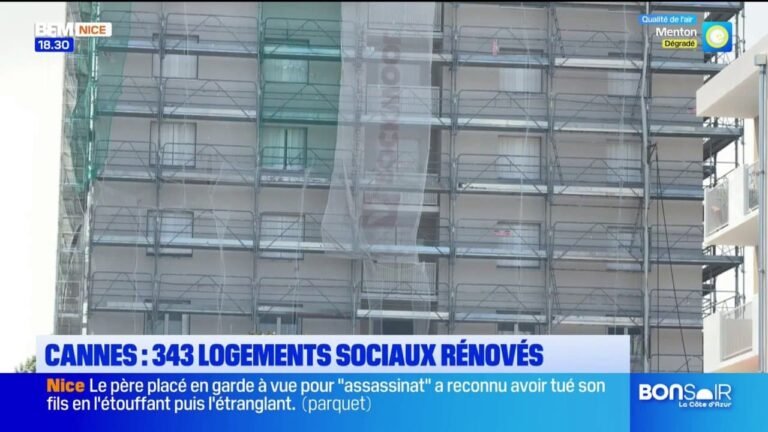 Cannes : 343 logements sociaux rénovés