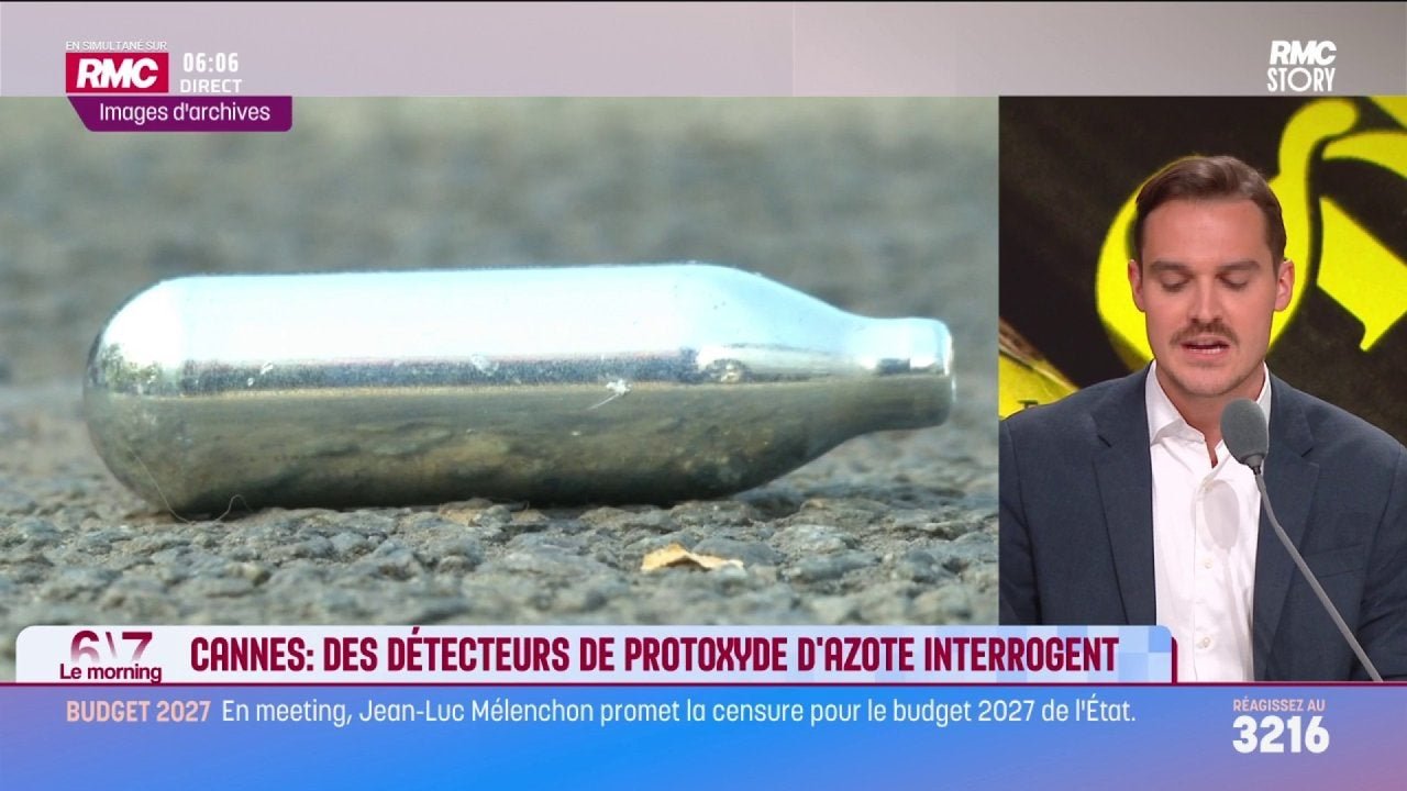 Cannes : Des détecteurs de protoxyde d&rsquo;azote interrogent