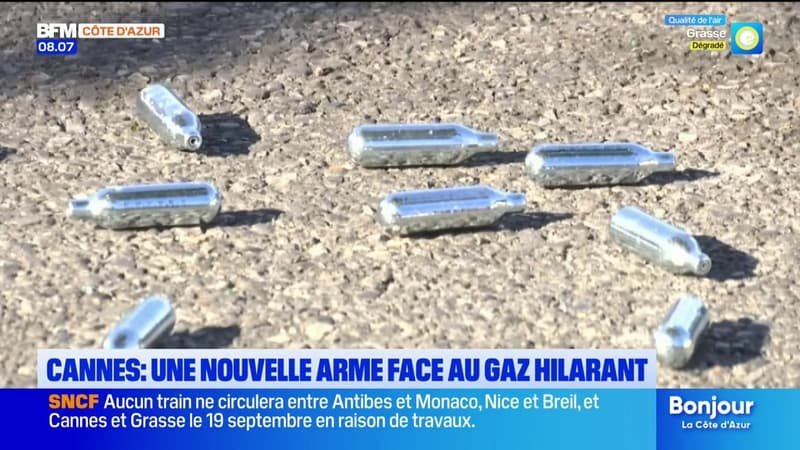 Cannes : Une nouvelle arme face au gaz hilarant