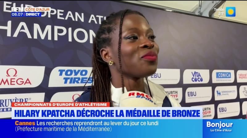 Championnats d&rsquo;Europe d&rsquo;athlétisme : la Niçoise Hilary Kpatcha s&rsquo;offre le bronze en longueur