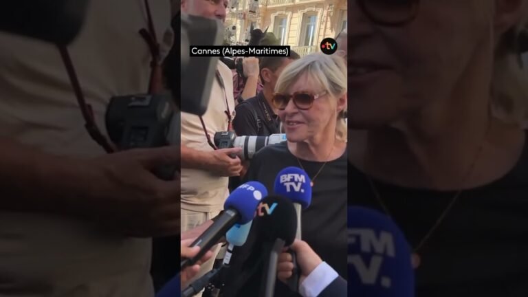 Chantal Ladesou rend hommage à Philippe Bouvard à Cannes pour un dernier adieu.