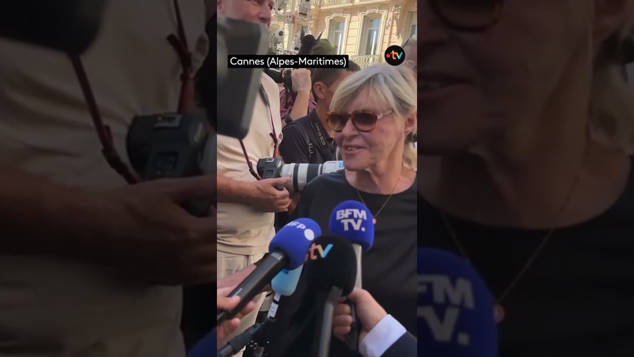 Chantal Ladesou rend hommage à Philippe Bouvard à Cannes pour un dernier adieu.