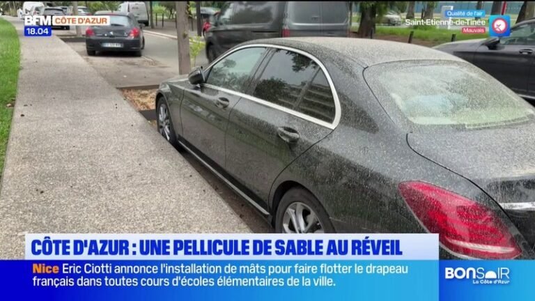 Côte d&rsquo;azur : Une pellicule de sable au réveil