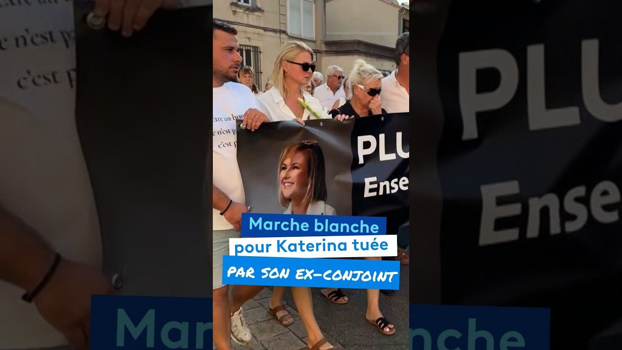 Des centaines de personnes à la marche blanche en hommage à Katerina, victime de féminicide