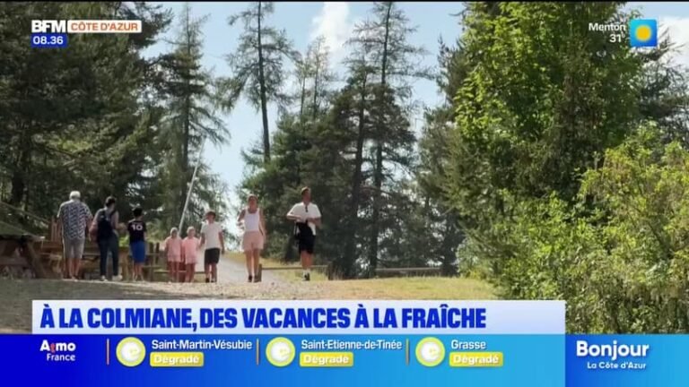Des vacances à la fraîche à la station de la Colmiane