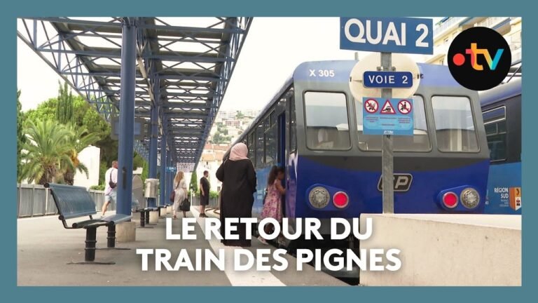 Embarquez dans le train des Pignes : la circulation a repris entre Nice et Saint-André-les-Alpes