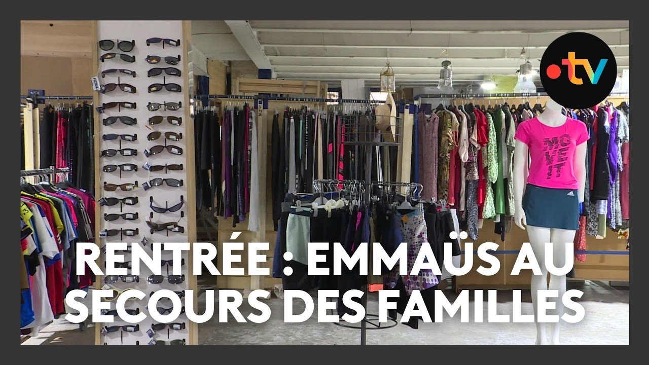 Emmaüs au secours des familles avant la rentrée scolaire à Marseille