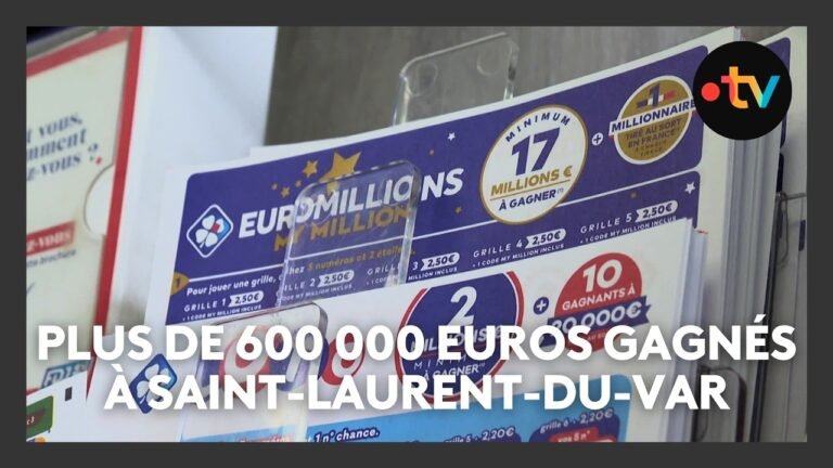 Euromillions : plus de 600 000 euros remportés à Saint-Laurent-du-Var