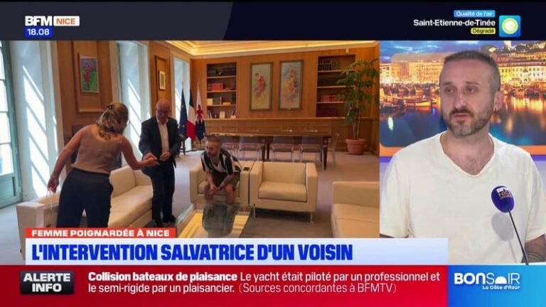 Femme poignardée à Nice : l&rsquo;intervention salvatrice d&rsquo;un voisin