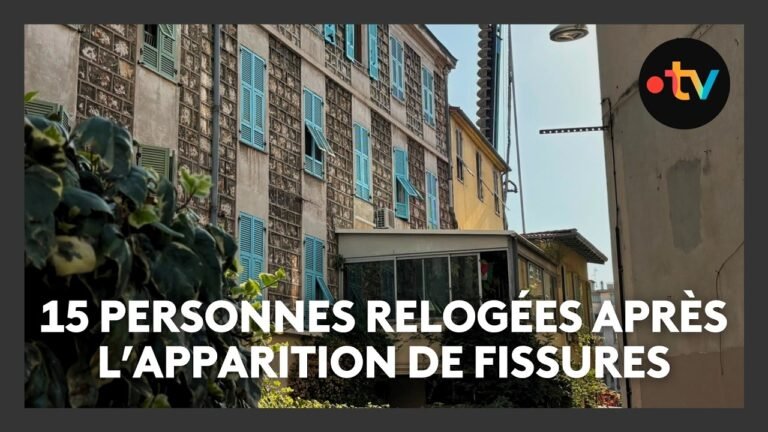 Fissures, 15 personnes relogées : ce que l’on sait de l’évacuation de deux immeubles à Nice