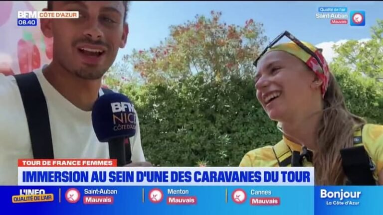 Immersion au sein d&rsquo;une des caravanes du Tour