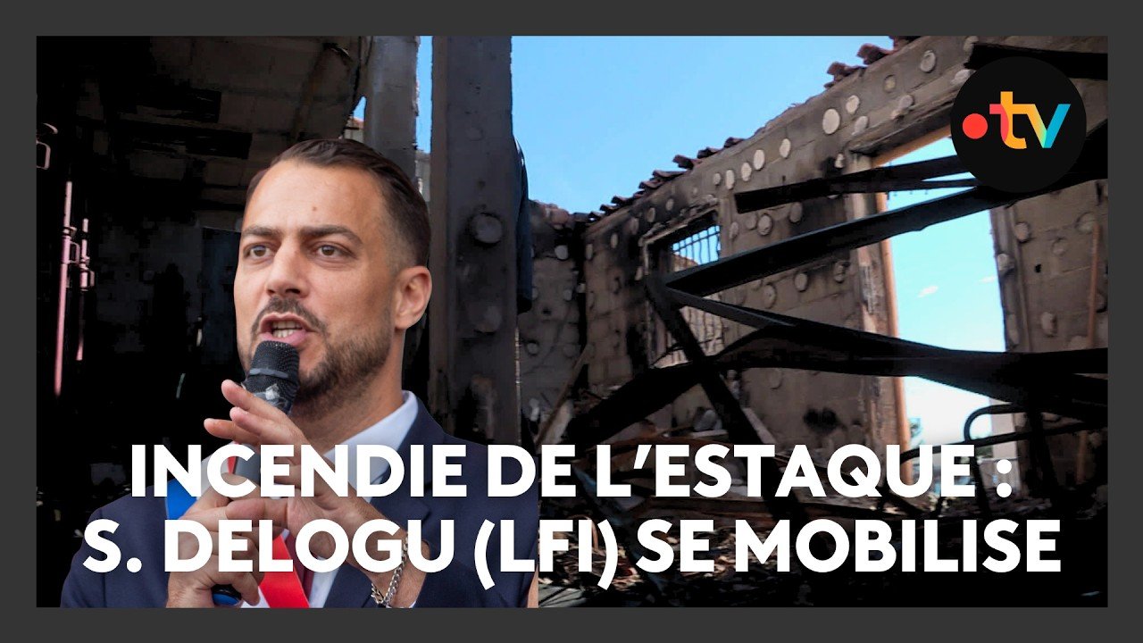 « Inacceptable » : Sébastien Delogu (LFI) critique la gestion de l’incendie de l’Estaque à Marseille