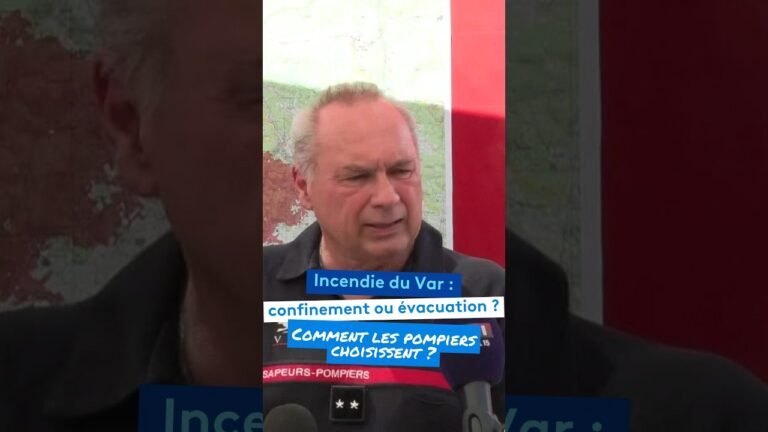 Incendie dans le Var : confinement ou évacuation ? Comment les pompiers choisissent ?