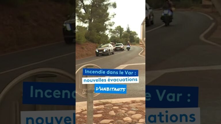 Incendie dans le Var : nouvelles évacuations d&rsquo;habitants