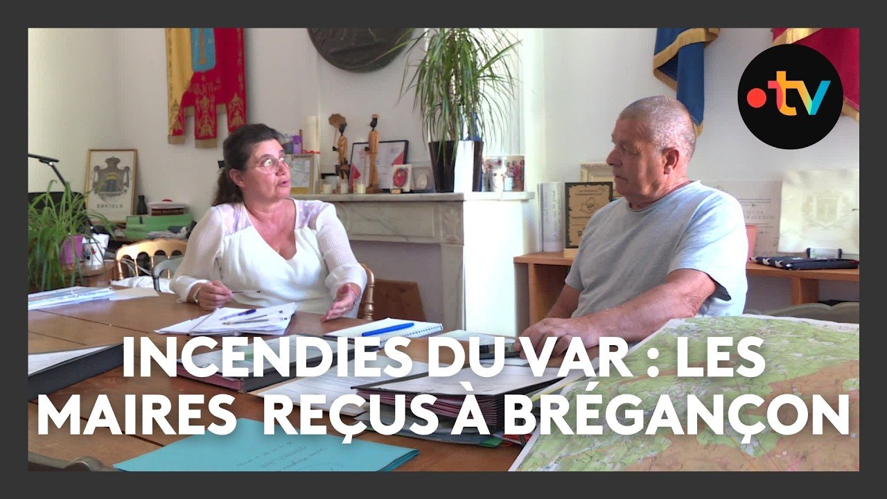 Incendies du Var : les maires des communes sinistrées reçus au fort de Brégançon par le président