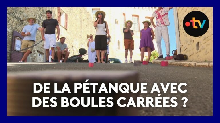 Insolite : un championnat de pétanque avec des boules… carrées ?