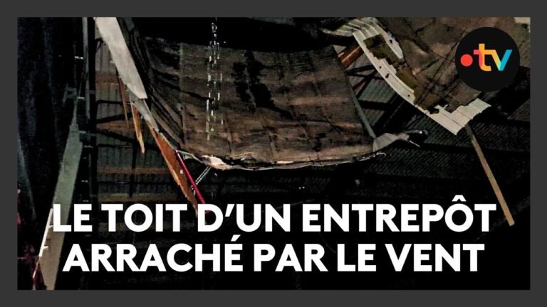 Intempéries : le toit d&rsquo;un entrepôt Amazon arraché à Saint-Martin-de-Crau