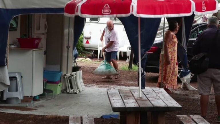 « J&rsquo;ai pris mon chat et je suis partie »: 200 résidents d&rsquo;un camping évacués dans la nuit en raison des orages dans les Alpes-Maritimes