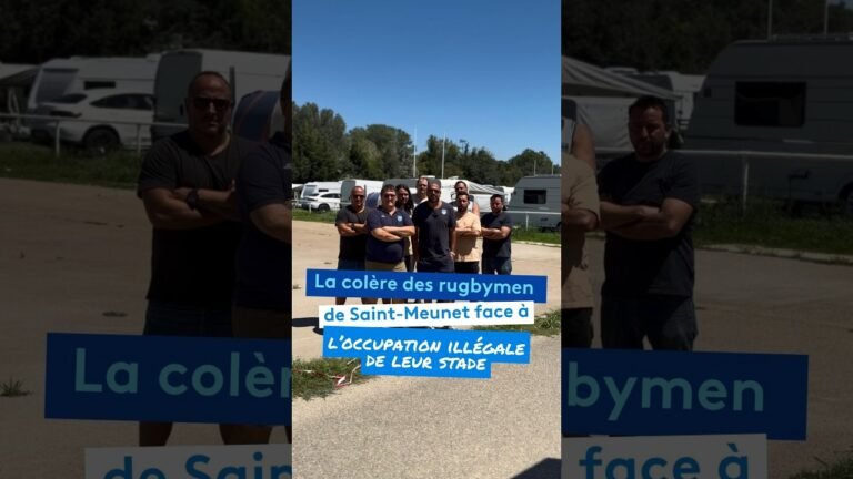 La colère des rugbymen de Saint-Meunet face à l’occupation illégale de leur stade