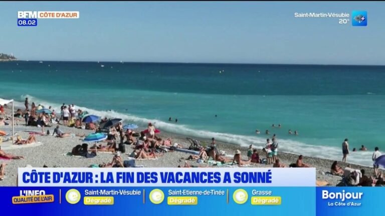 La fin des vacances a sonné et le blues de la rentrée s&rsquo;installe sur la Côte d&rsquo;Azur