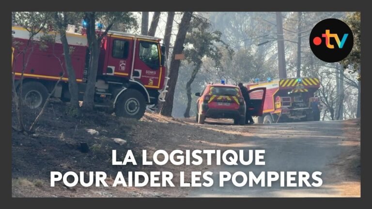 La logistique pour aider les pompiers qui luttent contre les incendies