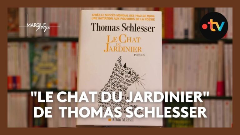 « Le Chat du Jardinier » de Thomas Schlesser : le roman coup de cœur de la librairie Lo Païs