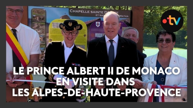 Le prince Albert II de Monaco a assisté à la consécration d&rsquo;une chapelle à Faucon-du-Caire