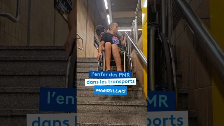L&rsquo;enfer pour les personnes à mobilité réduite dans les transports marseillais