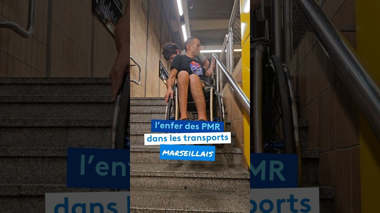 L&rsquo;enfer pour les personnes à mobilité réduite dans les transports marseillais
