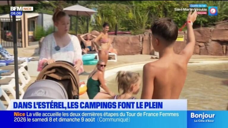 Les campings font le plein dans l’Estérel