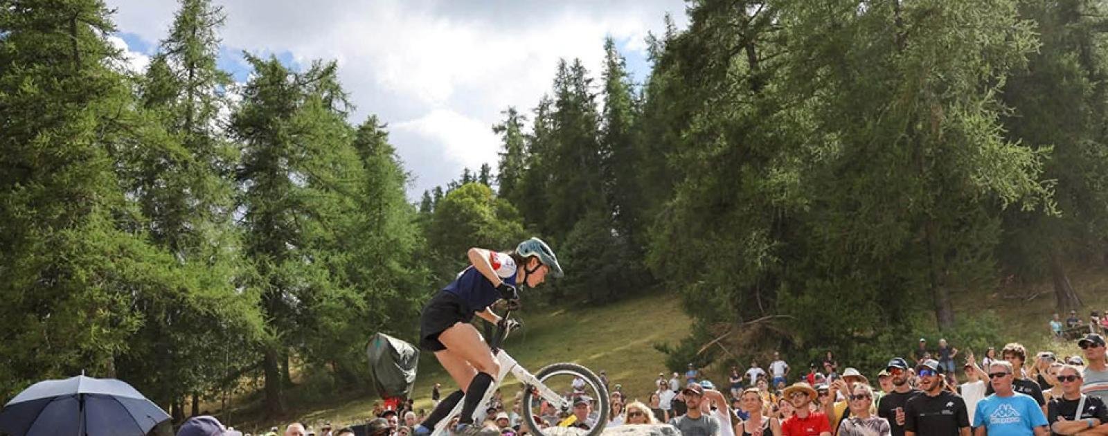 Les Championnats d’Europe de VTT Trial font le show à Valberg