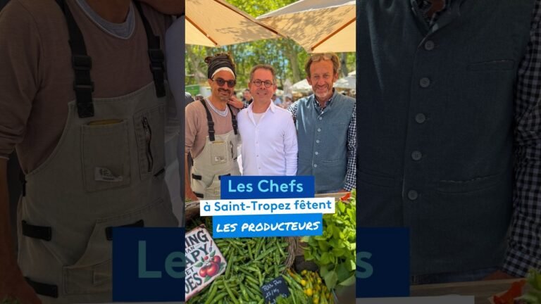 Les Chefs à Saint-Tropez fêtent les producteurs