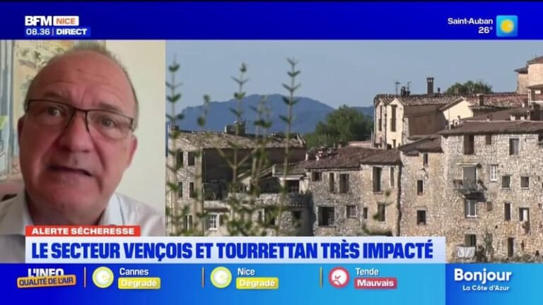 Les communes de l&rsquo;arrière-pays fortement impactées par la sécheresse